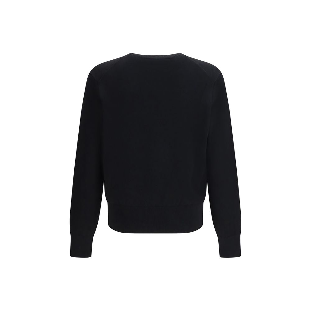 Black Cotton Sweatshirt