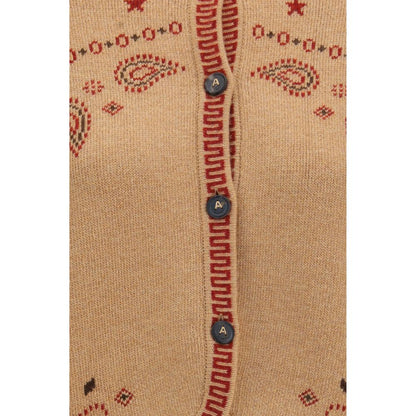Brown Wool Oves Aries Full-Length Jacket