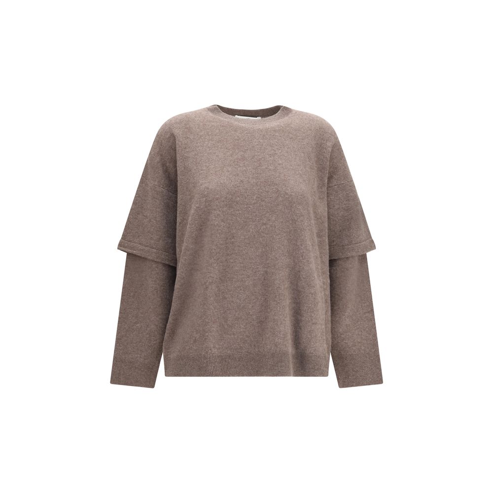 Brown Wool Oves Aries Sweatshirt