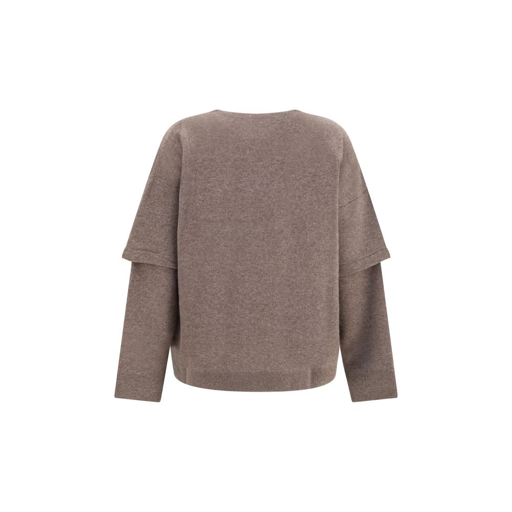 Brown Wool Oves Aries Sweatshirt
