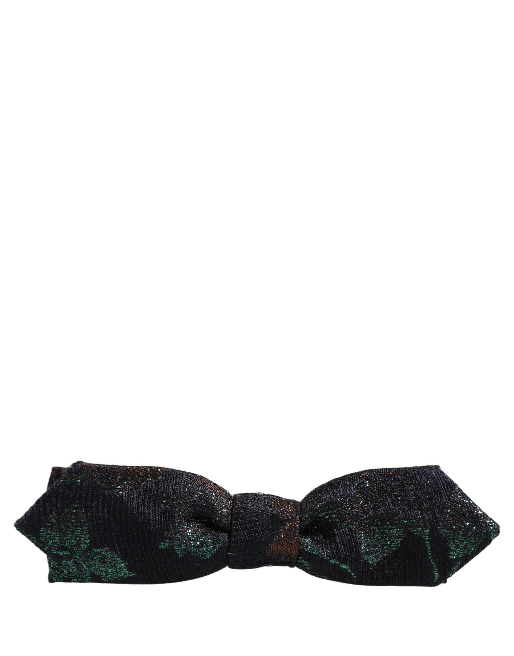 Men Multicolor 100% Silk Adjustable Neck Papillon Bow Tie