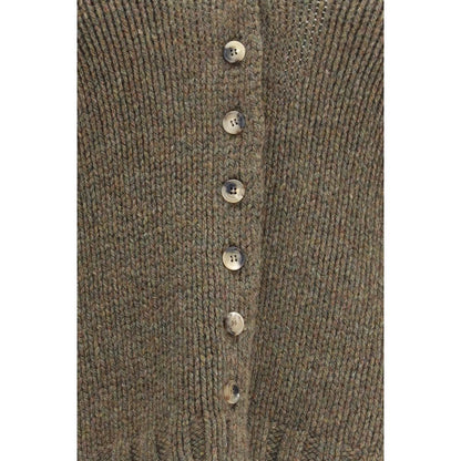 Bicolor Cashmere Cardigan