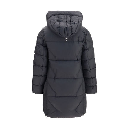 Black Goose Down Full-Length Jacket