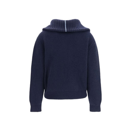 Blue Cashmere Polo Shirt