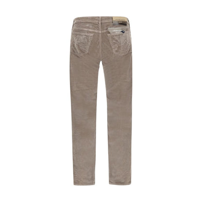 Brown Cotton Pants