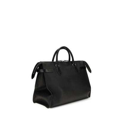 Black Calf Leather Bos Taurus Shoulder Bag