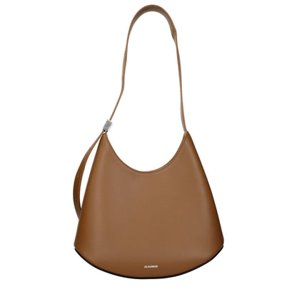 Brown Leather Shoulder Bag