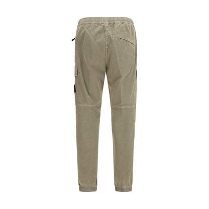 Bicolor Cotton Cargo Pants