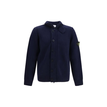 Blue Cotton Cardigan