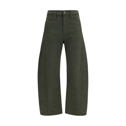 Bicolor Cotton Relaxed Fit Jeans