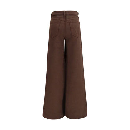 Brown Cotton Jeans Denim