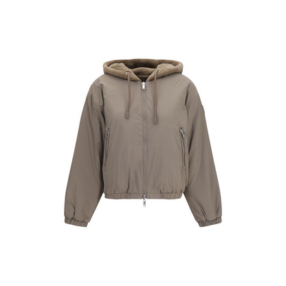 Brown Faux Fur Sweatshirt
