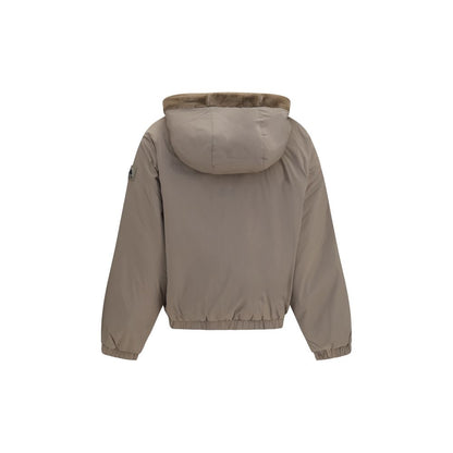 Brown Faux Fur Sweatshirt