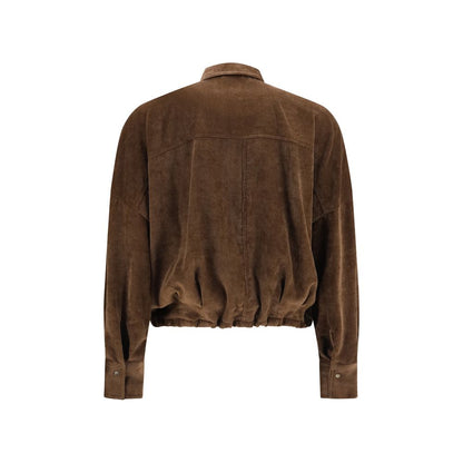Brown Viscose Shirt