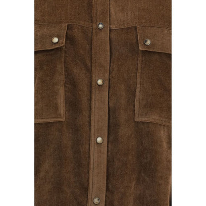 Brown Viscose Shirt