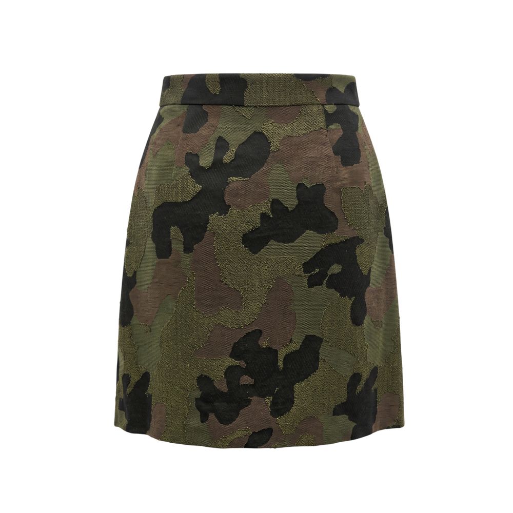 Black Cotton Women Skirt