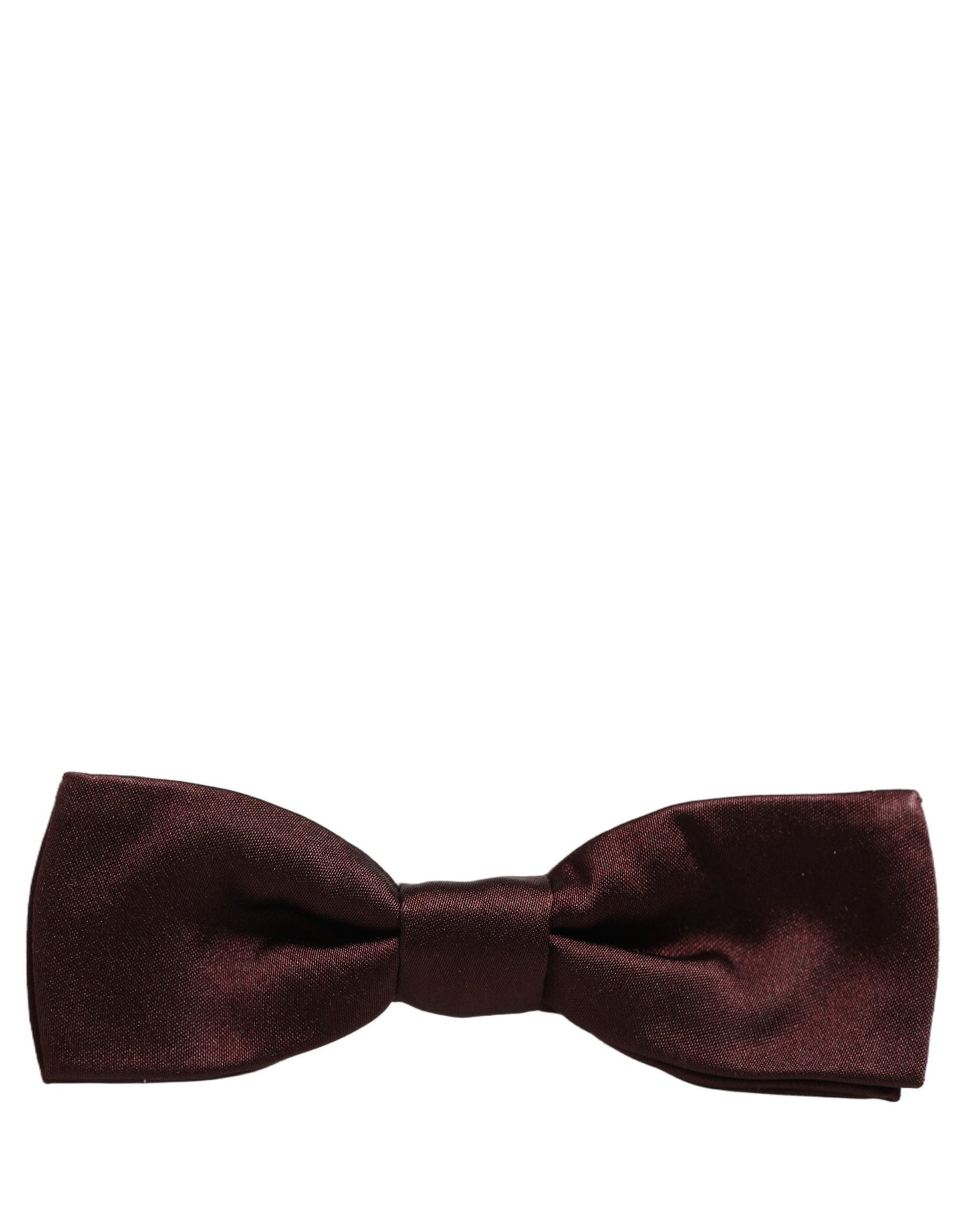 Men Brown 100% Silk Adjustable Neck Papillon Bow Tie