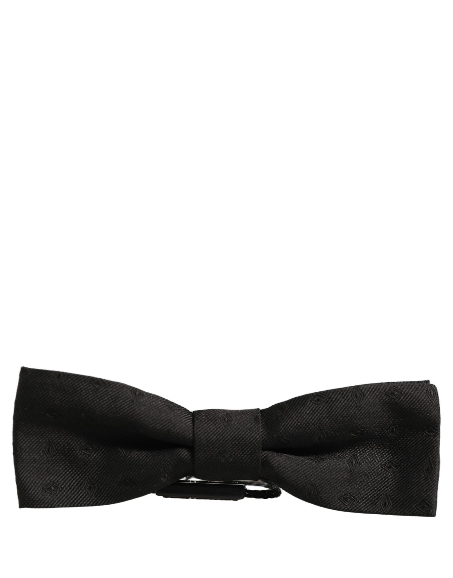 Men Black 100% Silk Adjustable Neck Papillon Bow Tie