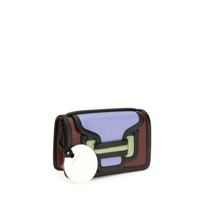 Multicolor Calf Leather Bos Taurus Shoulder Bag