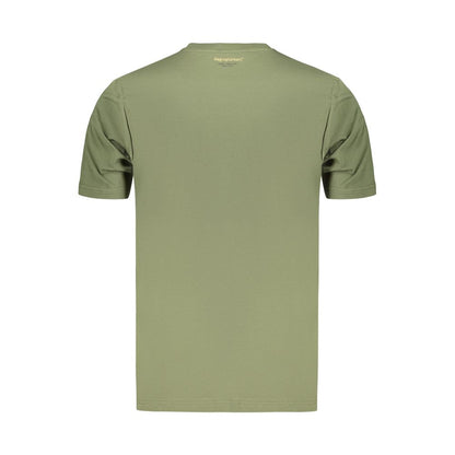 Green Cotton Men's T-Shirt