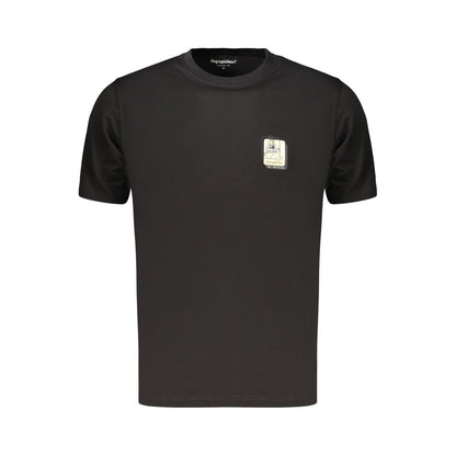 Black Cotton Men's T-Shirt