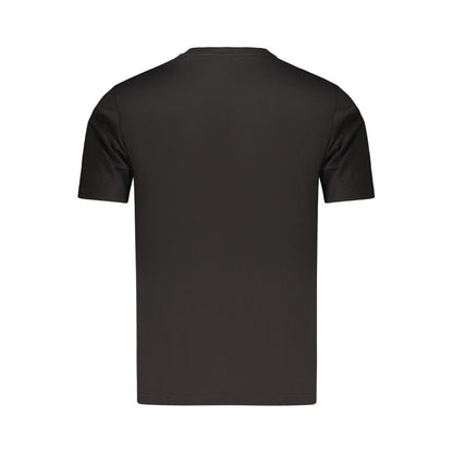 Black Cotton Men's T-Shirt