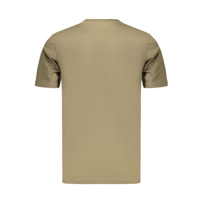 Green Cotton Men's T-Shirt
