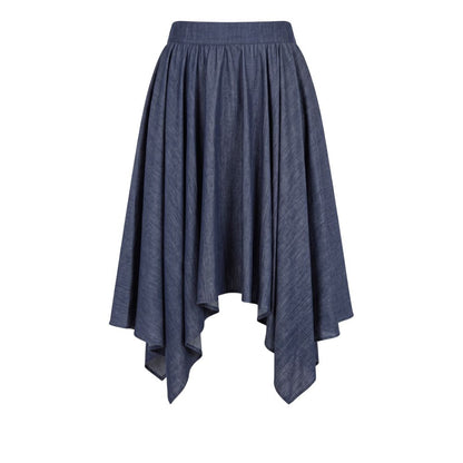 Blue Denim Women Skirt