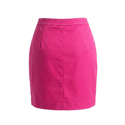 Pink Cotton Women Skirt