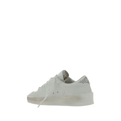 White Goatskin Sneakers