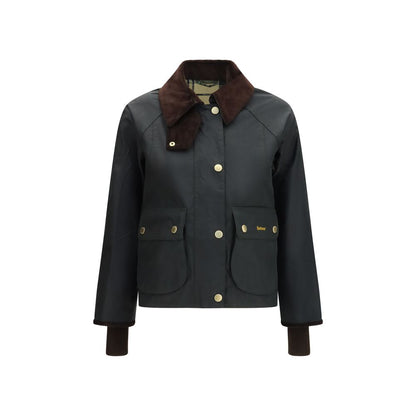 Bicolor Cotton Shell Jacket