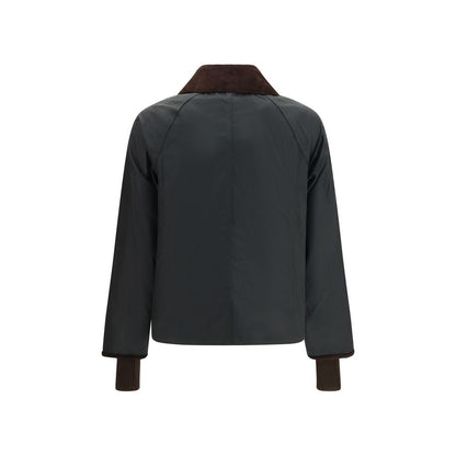 Bicolor Cotton Shell Jacket