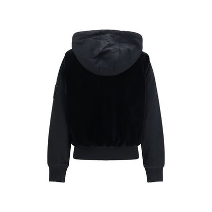 Black Cotton Sweatshirt