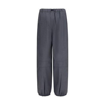 Gray Wool Oves Aries Casual Pants