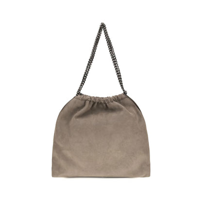 Beige Polyester Shoulder Bag