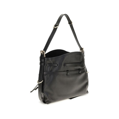 Black Calf Leather Bos Taurus Backet Bag