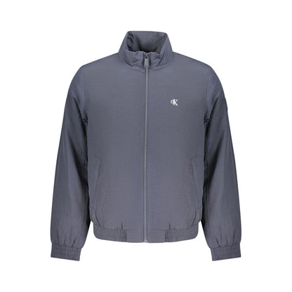 Blue Polyamide Men's Jacket