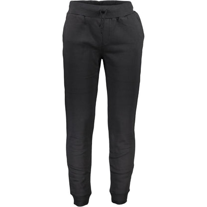 Black Cotton Men's Jogger Pants