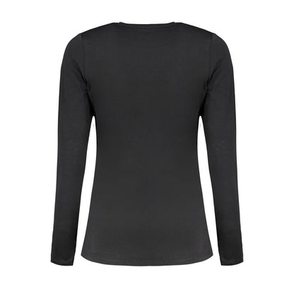 Black Cotton Women's T-Shirt