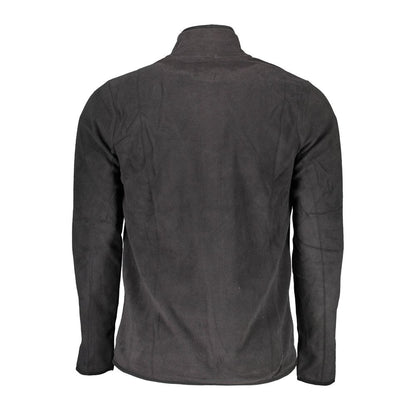Black Polyester Men's Sweatshirt