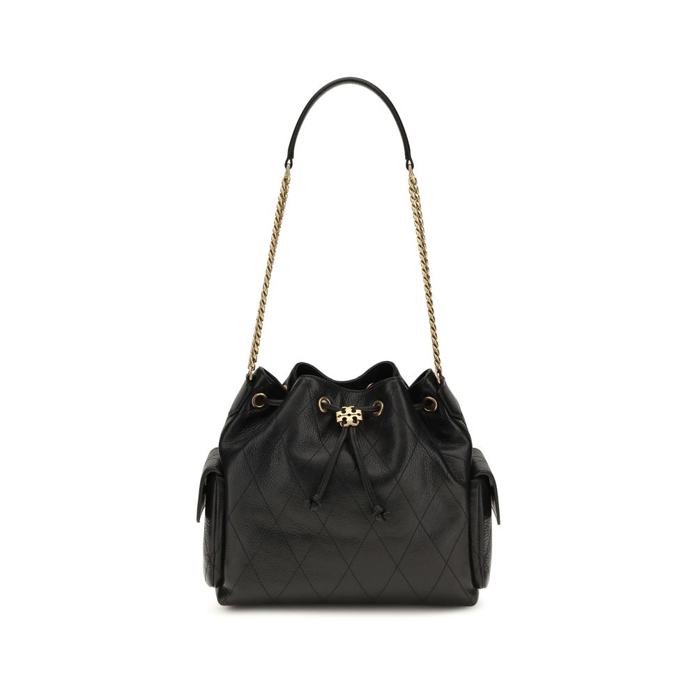 Black Calf Leather Bos Taurus Shoulder Bag