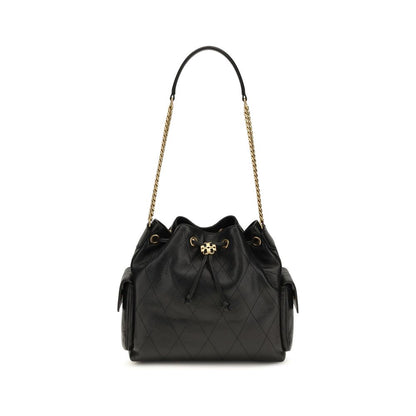Black Calf Leather Bos Taurus Shoulder Bag