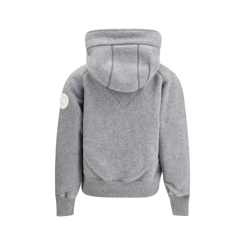 Gray Wool Bomber