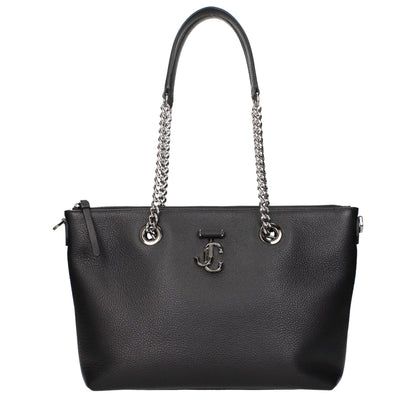 Black Leather Shoulder Bag
