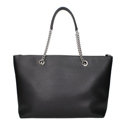 Black Leather Shoulder Bag