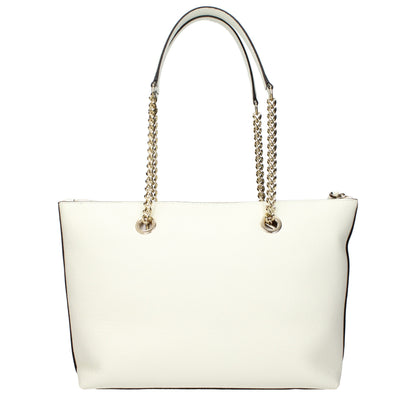 White Leather Shoulder Bag