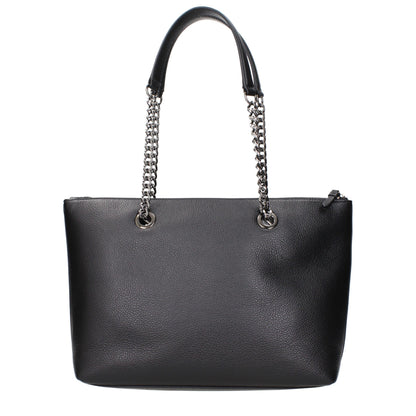 Black Leather Shoulder Bag