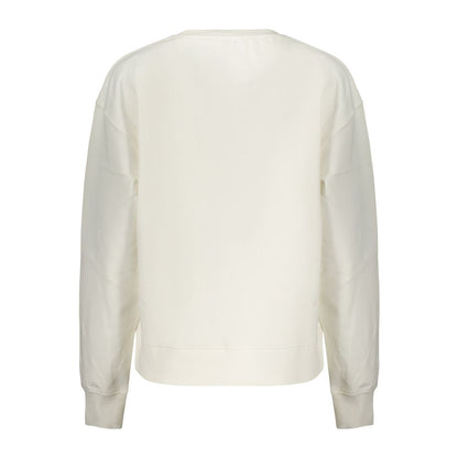 White Cotton Women's Sweatshirt