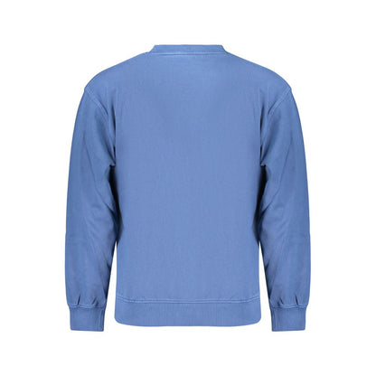 Blue Cotton Men's Sweatshirt