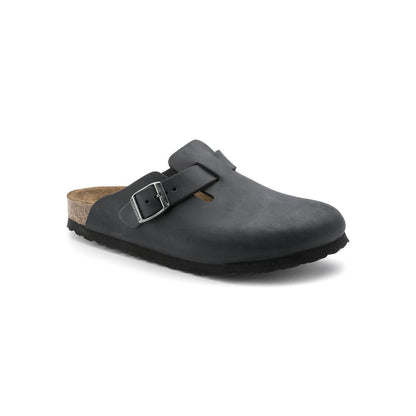 Black Synthetic Mules